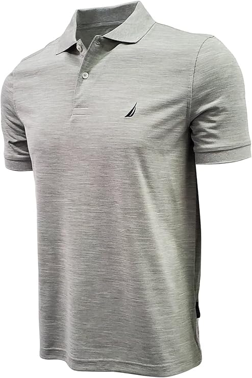 Polo para hombre Nautica Nav Tech Performance (Gris, XX-Large) miniatura 3