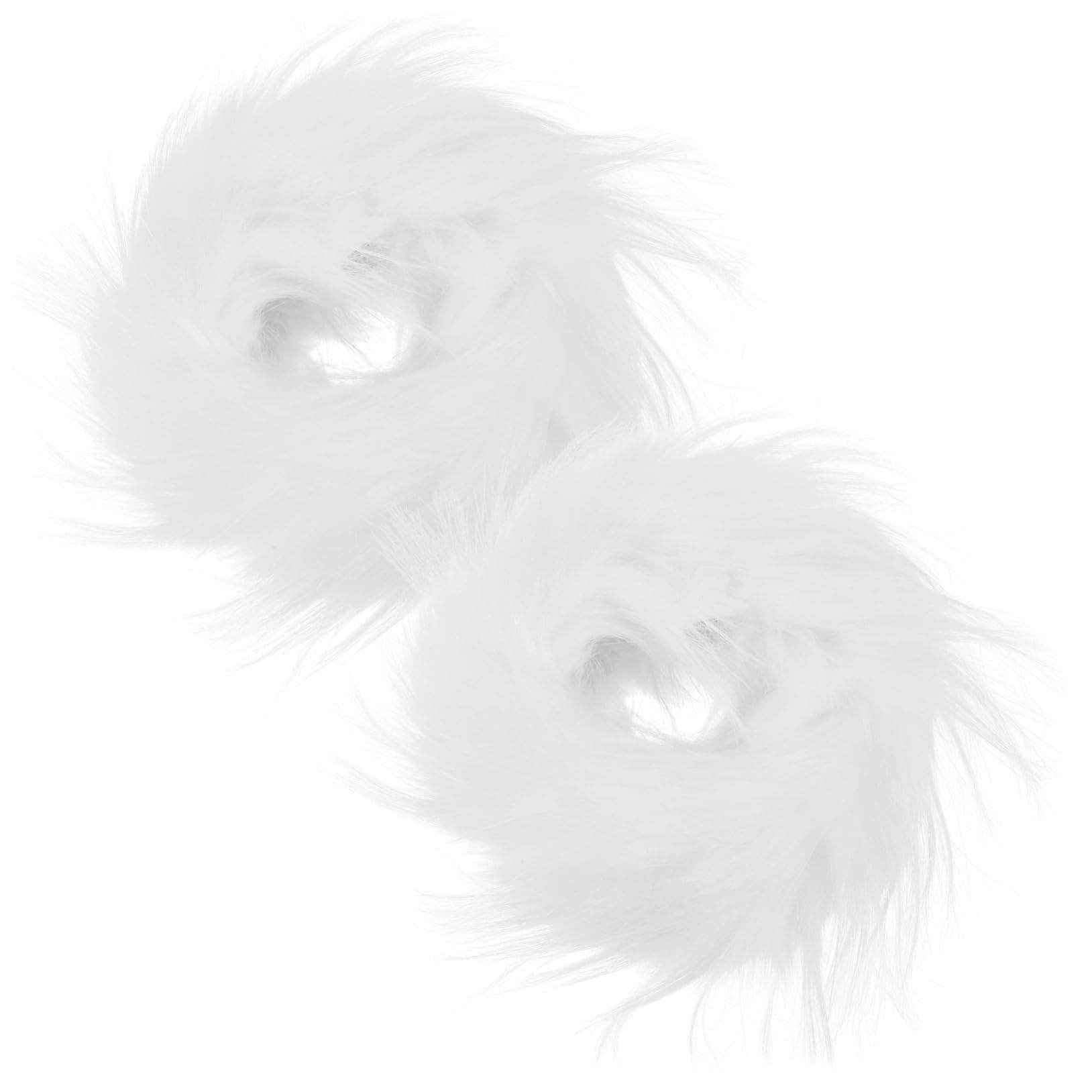 minkissy 1Pair Faux Fur Wrist for Cold Weather Fluffy Arm Warmers for Women Stylish Winter Wrist Cuff Cozy Durable Accessory for Fashionable Outfits Winter present