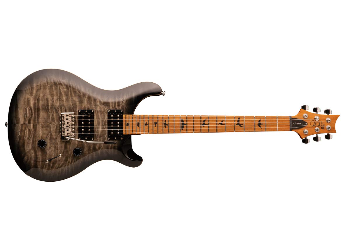 PRS SE Custom 24 Limited Edition - Charcoal Burst with Roasted