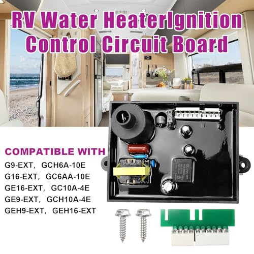 Image of FEXON 91226 RV Water Heater Control Board, Fit for Atwood /Dometic /SVC AT93851 Circuit Combo Board for GE9-EXT /GCH6A-10E /GC6AA-10E /GC10A-4E Models