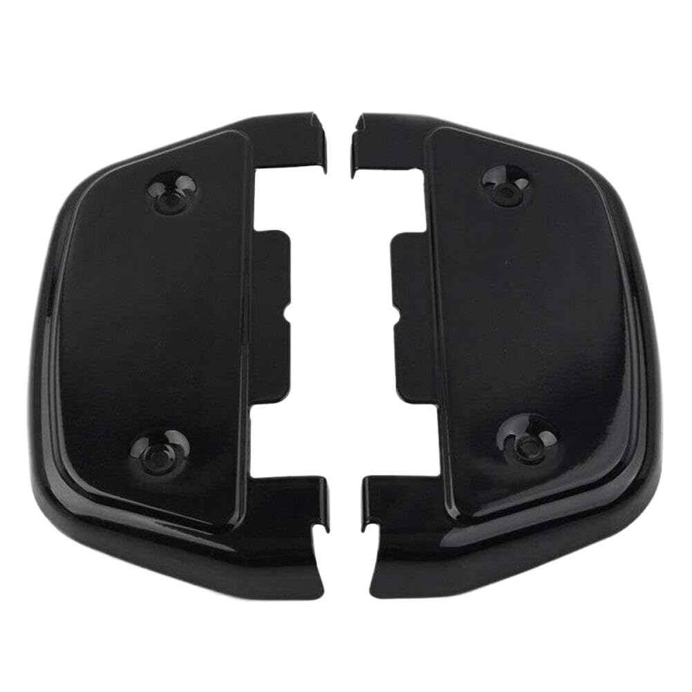 Cubiertas para estribo de pasajero de motocicleta, compatibles con Electra Street Road Ultra Softail, tapa de pie en forma de D