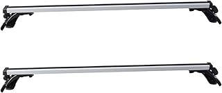 Universal 48 "Car Top Roof Cross Bar Portaequipajes con 3 tipos de abrazadera
