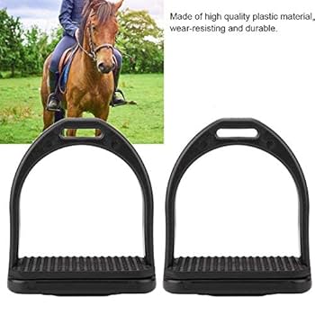 Staffe Di Sicurezza Per Equitazione - 2 Pezzi Con Cuscinetto Antiscivolo, 110x118 Mm Per Adulti