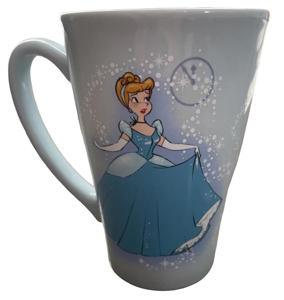 Eeyore D1SNEY Tall Artist Cinderella Blue Latte Mug - Image 2