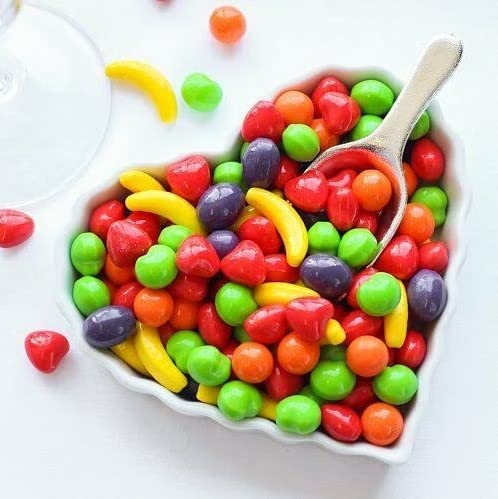 Wonka Runts - Bulk Candy - 2 Pound - Fruit Shaped Hard Candy - Retro Candy - Candy Machine Refills - Candies for Candy Buffet
