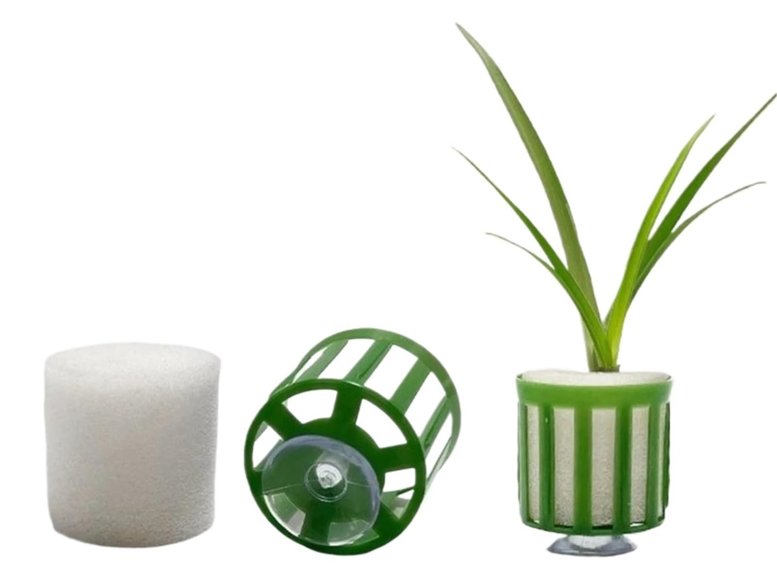 Mlyvax 30set Aquatic Plants Fixed Set Aquarium Plant Basket With Suction Cup Fish Tank Holder Landscape Accessories