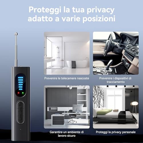 Image of Anti-Spy Detector, Hidden Camera Detector, GPS Hidden Device, Bug Detector, Wireless RF Signal Scanner, Camera Detector for Hotels, Home, Office