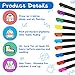 Jutom 38 Pcs DIY Baby Bibs Decorating Kit 14 Bibs 14 Stencils 10 Fabric Markers 2 Ply Feeder Design Bib for Shower Games(White)