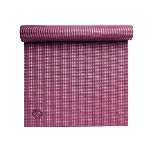 YOGATERIA Bodhi Yoga Tapete | 4,5 mm de espessura | Asana de PVC ecológico durável | Tapetes de treino para ginástica em casa | Ginástica e Pilates | Certificado Oeko-Tex | Macio e Elástico | boa aderência (Amora)