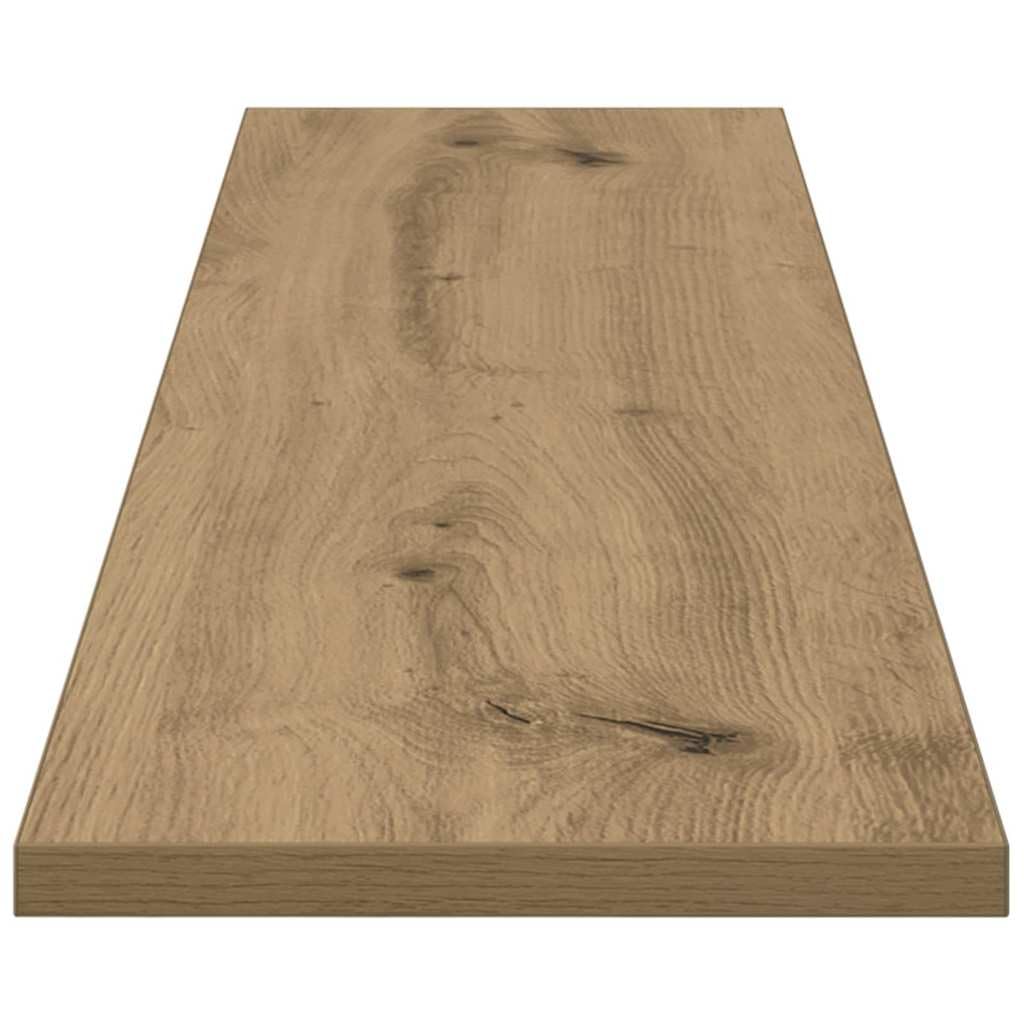 vidaXL Półka na książki 3 poziomy 4 szt. 100 x 20 x 1,5 cm Brązowy