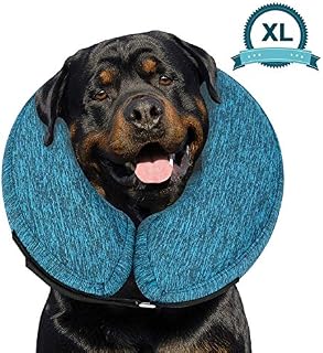 MIDOG Pet Inflatable Collar for After Surgery,Soft Protective Recovery Collar Cone for Dogs