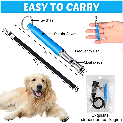 Dog Whistle,Ultrasonic Dog Whistles To Stop Barking Dog Whistle For Training Recall, Professional Adjustable Silent Dog Whistle Training Control For Dogs With Black Strap Lanyard (Multi Colors) #TOP1