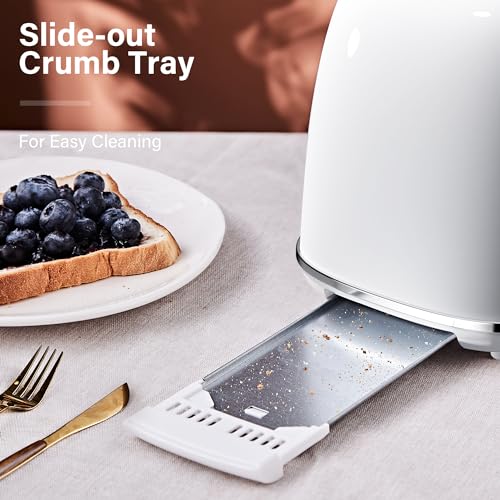2-Slice-Toaster-Retro-Stainless-Steel-with-Bagel-Cancel-and-Defrost-Functions-6-Bread-Shade-Settings-Extra-Wide-Slots-and-Removable-Crumb-Tray-White