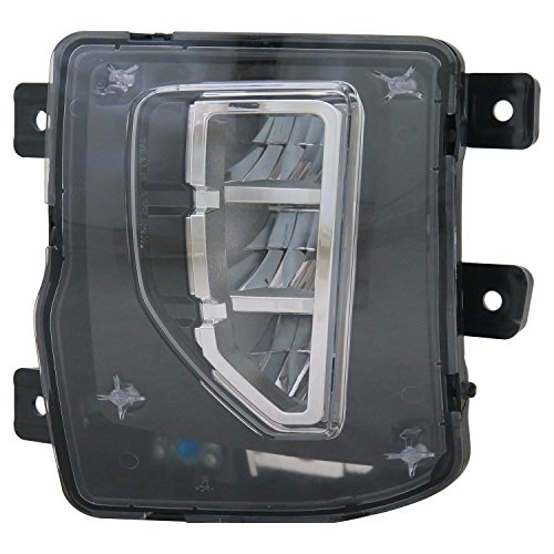 TYC Left Fog Light Assembly Compatible with 2016-2018 Chevrolet Silverado 1500