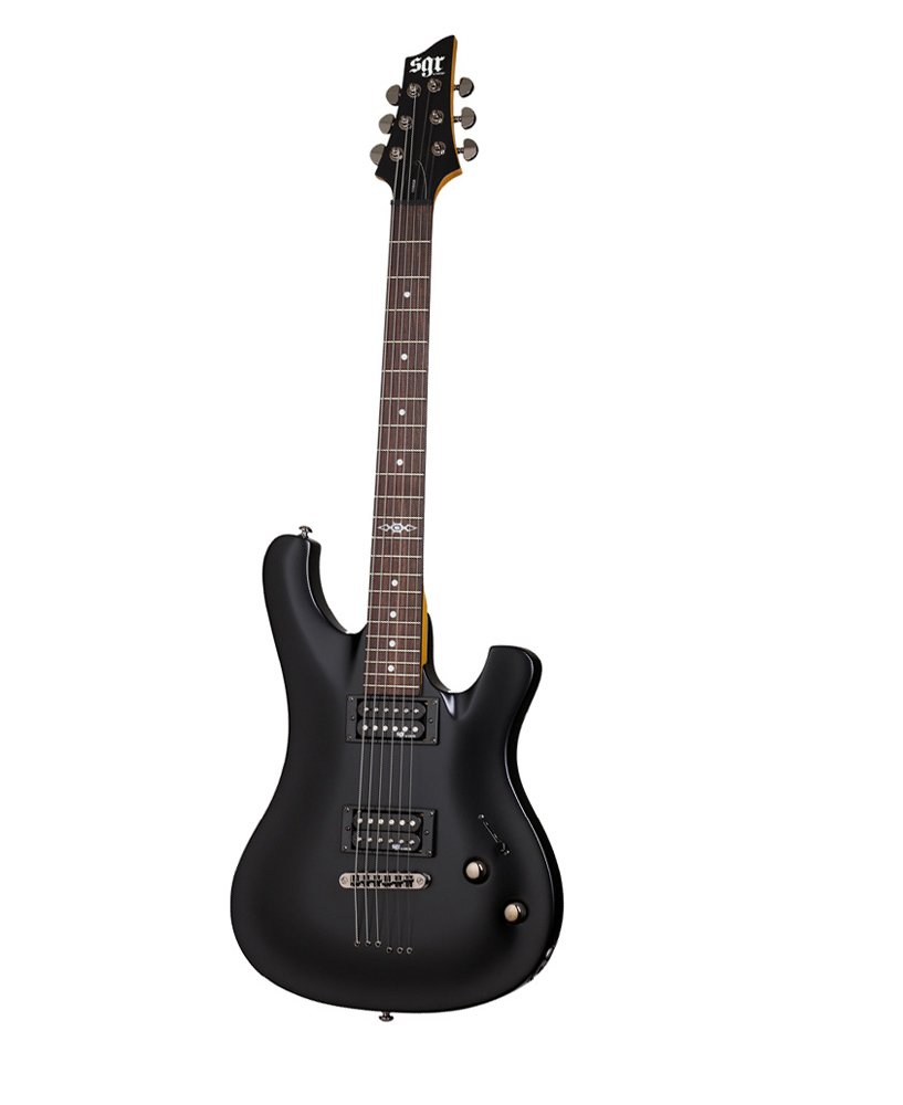Schecter 006 SGR 6-sting Guitar, Midnight Satin Black