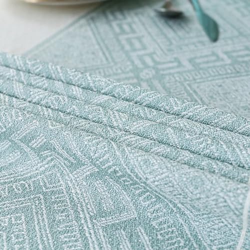 Nappe de table de jardin polyester lavable pour terrasse et intérieur