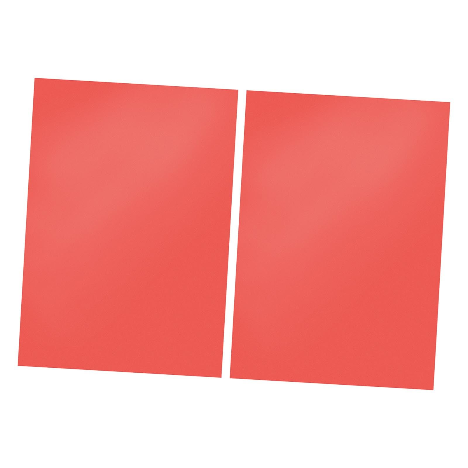 2 Pieces PVC Translucent Sheet A4 Colored Overlays for Lamp Headlight Crafts Red Home & Garden | Kids & Teens at Home | School Supplies | Teaching Supplies'-image-2