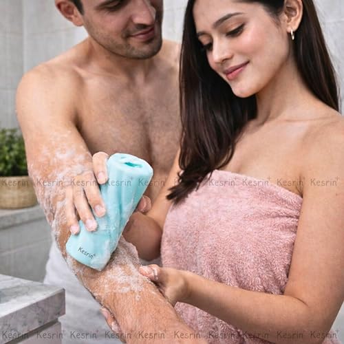 Image of Muscle Relaxation Massager for Men | Ultra Soft Silicone Waterproof Stress Relief Device | Non-Electric Body Pain Relief & Relaxation Device | Compact Travel Friendly Wellness Massager