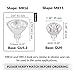 Simba Lighting Halogen MR16 35W 12V Light Bulbs (10 Pack) for Landscape, Track Lights, Fiber Optics, Desk Lamps, FMW C Spotlights with Glass Cover, GU5.3 Bi Pin Base, 2700K Warm White Dimmable