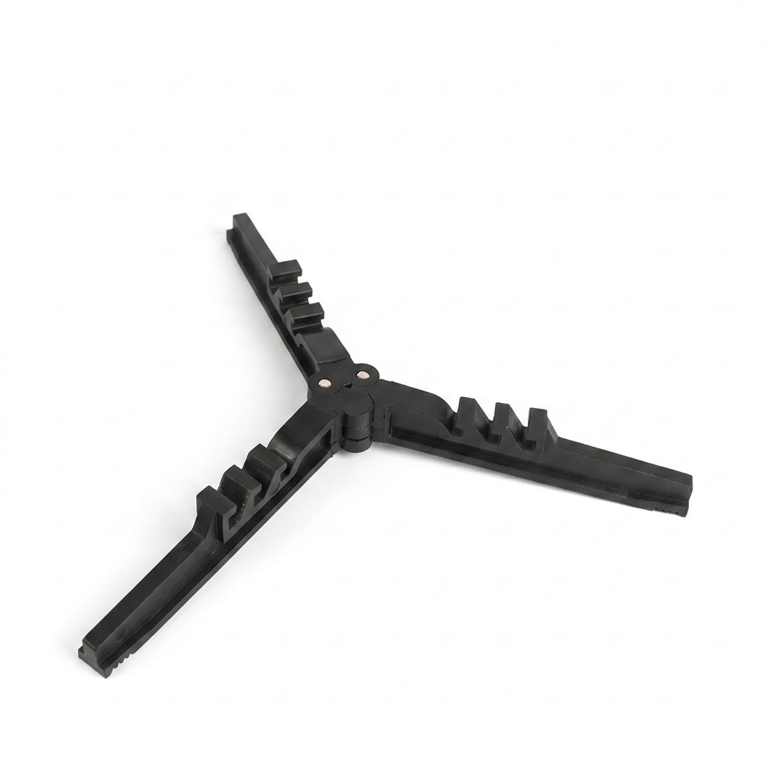 Nylon Folding Canister Stand Compact Portable Gas Canister for Outdoor Use, Black-image-5