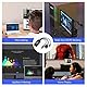 VGA auf HDMI Adapter mit Audio, (PC VGA Ausgangsquelle zu TV/Monitor mit HDMI Eingangsanzeige), VGA Stecker auf HDMI Buchse Konverter für Monitor, 1080p VGA HDMI Adapter mit Stromversorgung über USB