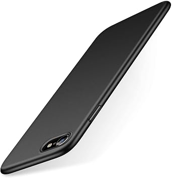 LRK Ultra Thin Black Case Compatible Slim, Soft, and Flexible NOT Hard [Matte Finish] Protective Black Phone Cover - Matte Black iPhone 6/ iPhone 6s