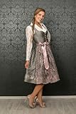 Edelnice Trachtenmode Exklusives Designer Midi Dirndl Claire mit Knopfleiste inkl. Dirndlschürze - 5