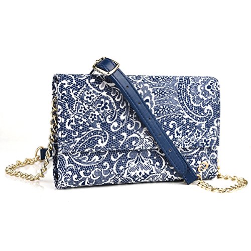 Phone case travel purse with crossbody chain fits iPhone 8 , X ,Nokia 5, Galaxy S8 ,Motorola Moto G5 Plus,G5s ,Sony Xperia XZs,LG G6 ,Huawei P10