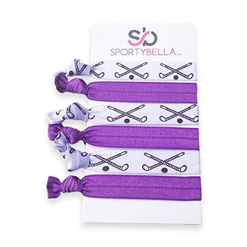 Sportybella Field Hockey Hair Accessories, Field Hockey Hair Ties, No Crease Field Hockey