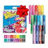 Mr. Sketch 1924061 Washable Scented Markers, Chisel Tip, Assorted Colors, 14-Count