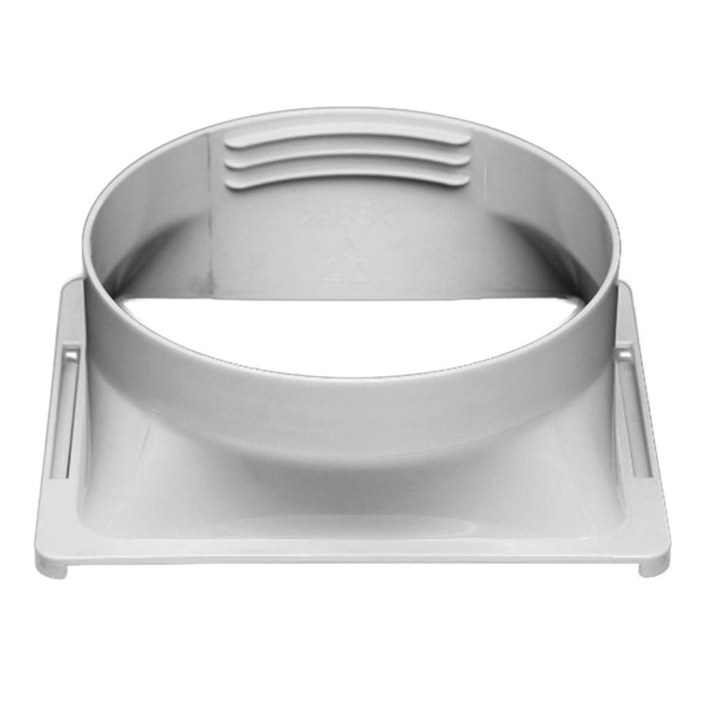 Lllucky 15Cm Square Portable Air Conditioning Body Exhaust Duct Interface Pipe Connector