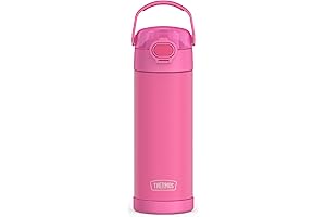THERMOS FUNTAINER Neon Pink Water Bottle for School