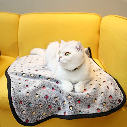 Pawz Road Dog Blanket Soft Fleece Pet Blanket Washable Cat Blanket For Couch Blanket Small Gray #TOP1