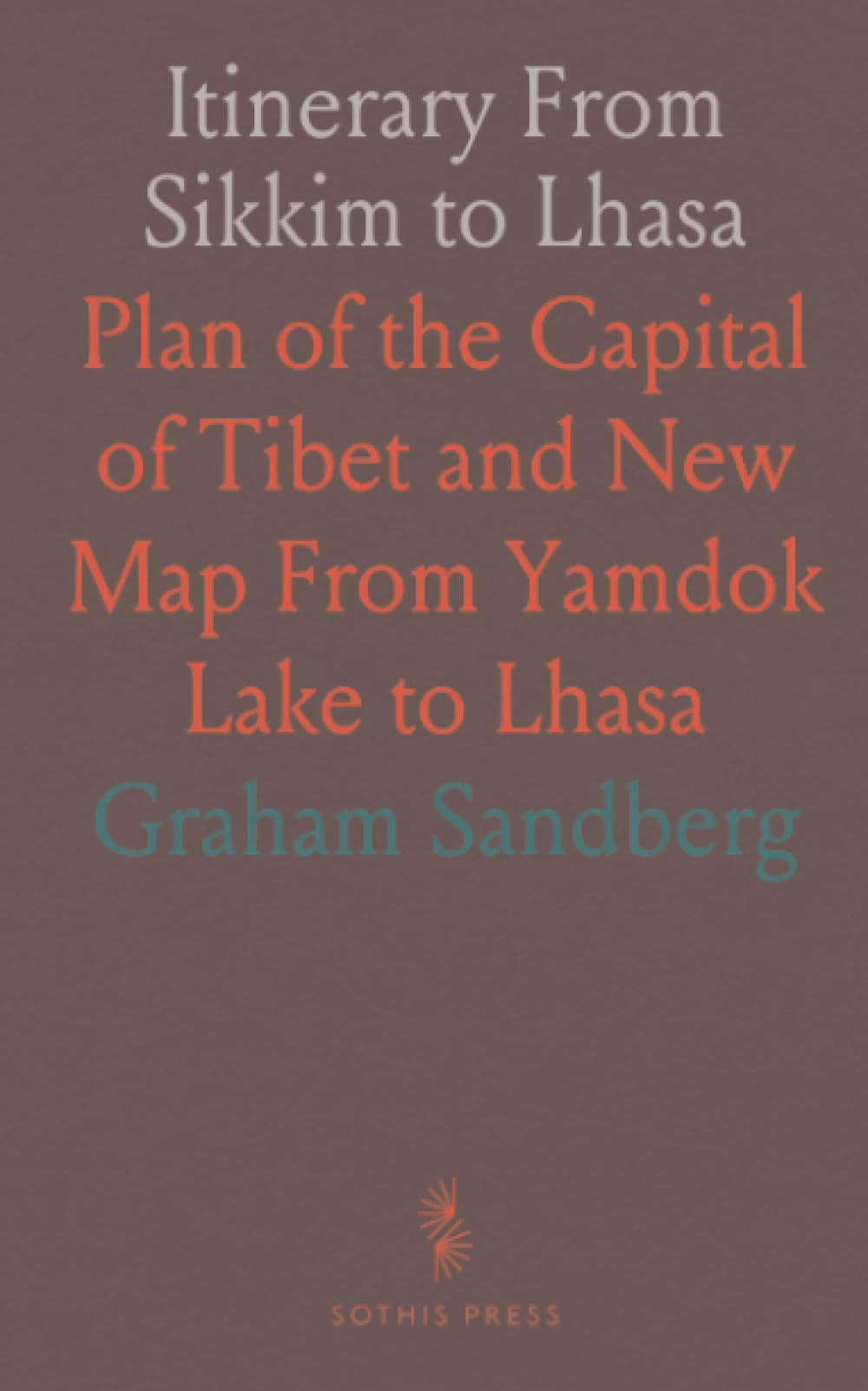 Itinerary From Sikkim to Lhasa: Plan of the Capital of Tibet and New Map From Yamdok Lake to Lhasa