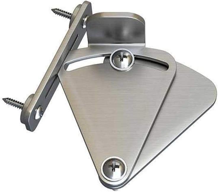 Set Stainless Steel Lock for Sliding Barn Door Wood Latch Gate Doors Buckle