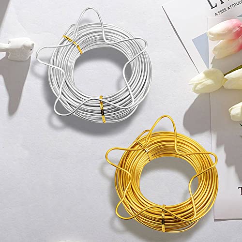 2 Rotoli Filo Alluminio 2mm Filo di Alluminio