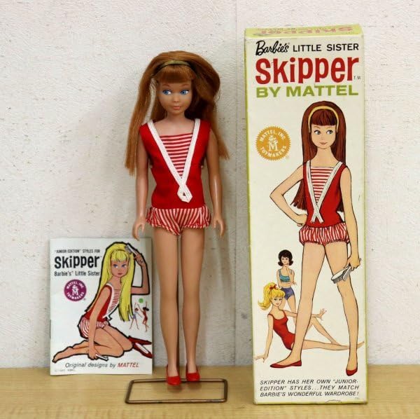 希少】MATTEL マテル社 Skipper スキッパー 1963年 寒々しく Barbie  
