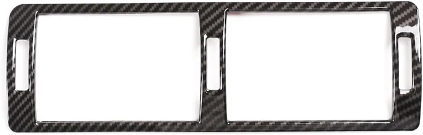 Car Center Console Air Condition Vent Frame Cover Trim ABS Plastic Carbon Fiber for bmws 5 Series E39 1996-03 Interior Accessory(Carbon Fiber)