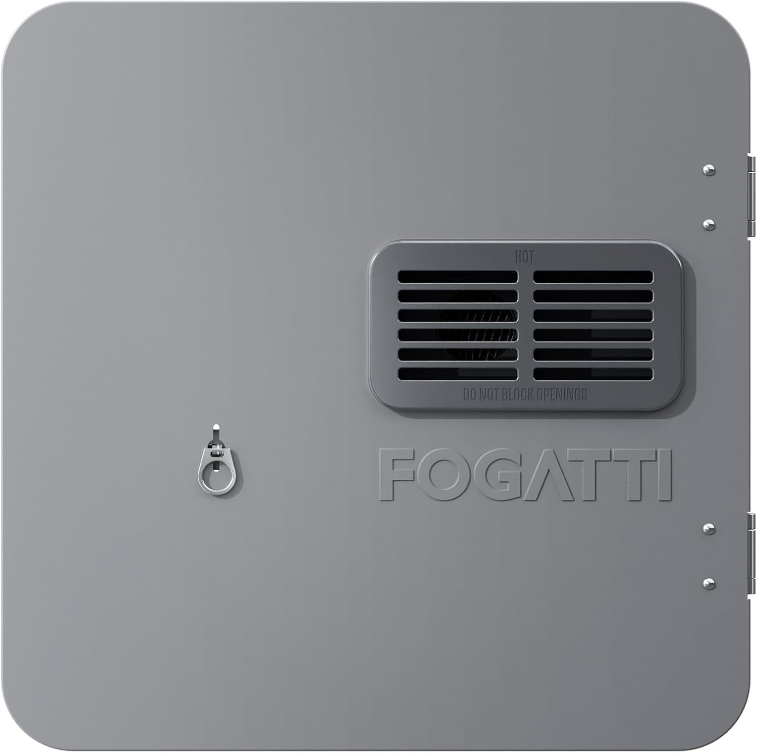 FOGATTI InstaShower Ultra Replacement Door, Gray, 18" x 18"