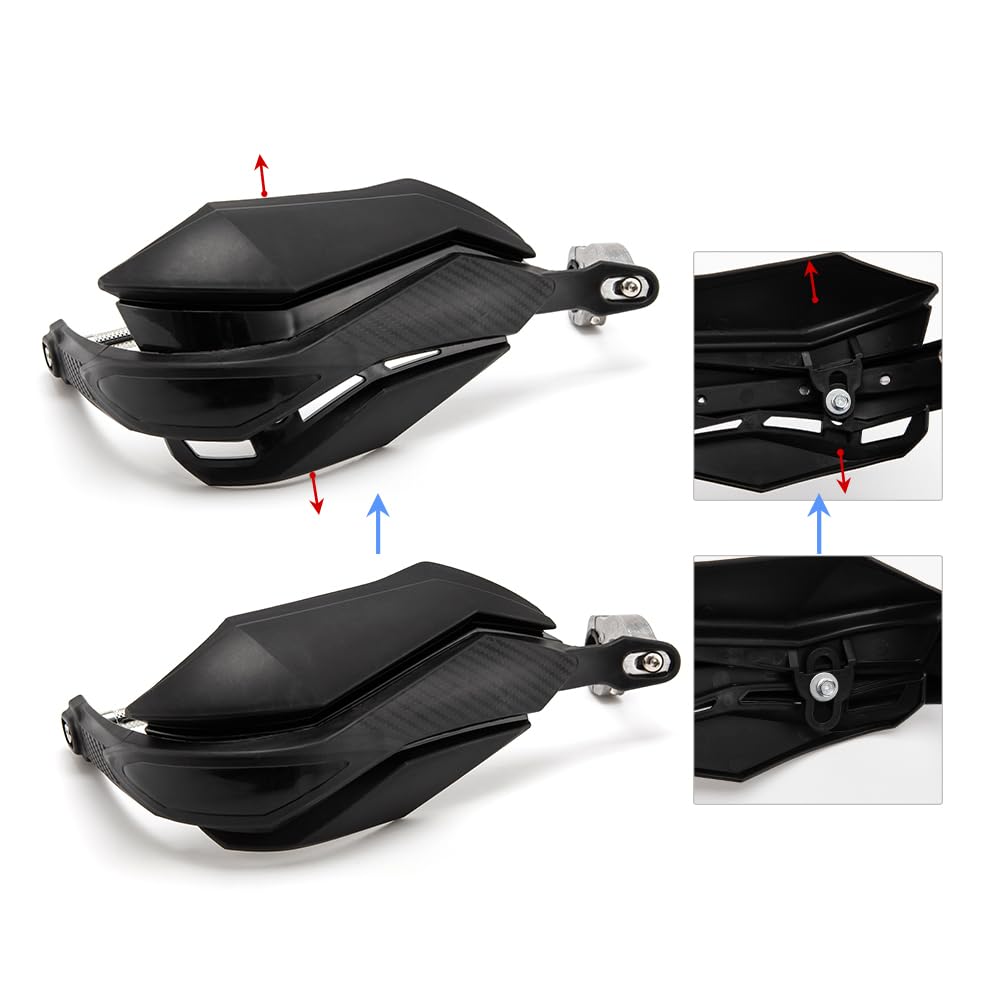 7/8 Pouces Protège-mains De Moto 22 Mm 25 Mm Protection De Poignée Bouclier Moto Motocross Scooter Coupe-vent Guidon Protection Des Mains Équipement De Protection