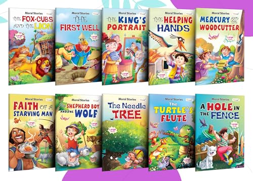 Image of Children's Educational Story Book Collection Pack 1 : Kid's First Library Set | Story Book for Preschoolers, Educational Picture Books - 10 Story Books