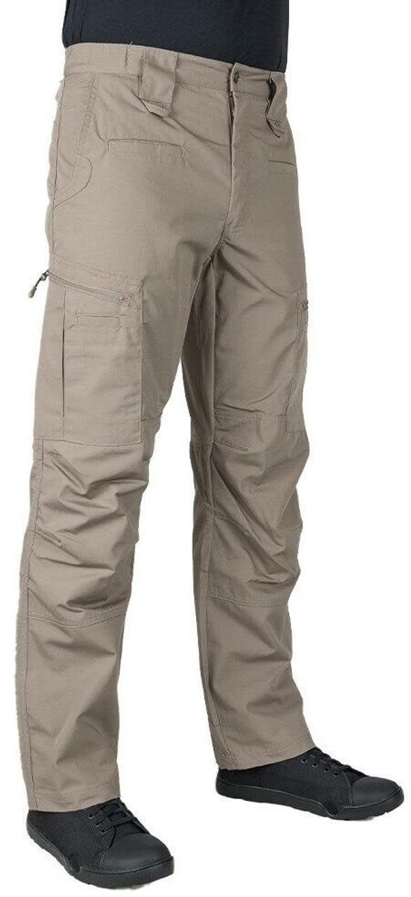 LAPG Men's Atlas Stretch Tactical Cargo Pants, Durable & Lightweight Ripstop Work Pants, Outdoor Hiking Pants for Men