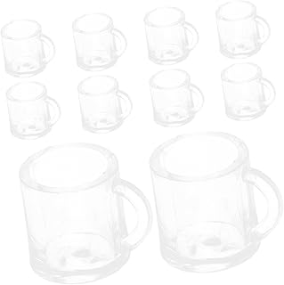 CIYODO 20 Pçs Acessórios Modelo Em Miniatura Decorações De Casa Para Casa Mini Acessórios Crianças Copo De Água Acessórios Para Teatro Em Miniatura Copo De Cerveja Casa De Bonecas Mesa
