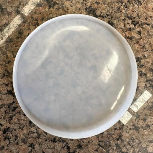 Image of R H Lifestyle Silicone Moulds Round Coaster Moulds for Resin Art Epoxy Casting Mould Tray Photo Frame Mold Resin Coaster Mould 8 Inch