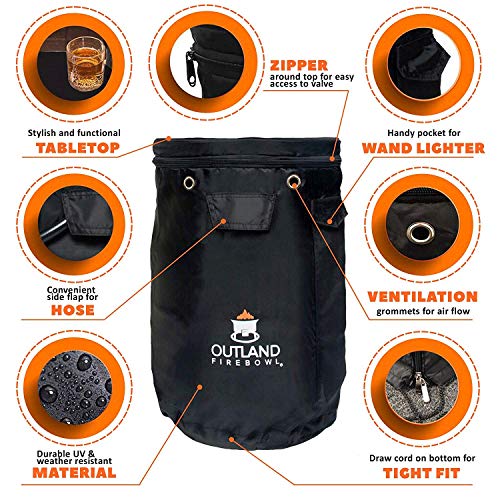 Outland-Living-Firebowl-UV-and-Weather-Resistant-740-Propane-Gas-Tank-Cover-with-Stable-Tabletop-Feature-Fits-Standard-20-lb-Tank-Cylinder-Ventilated-with-Storage-Pocket