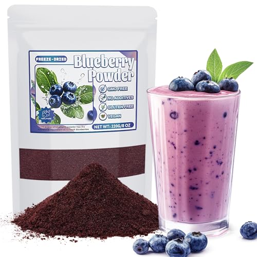 Freeze Dried Blueberry Powder 220g - No Additive Blueberries Frui...