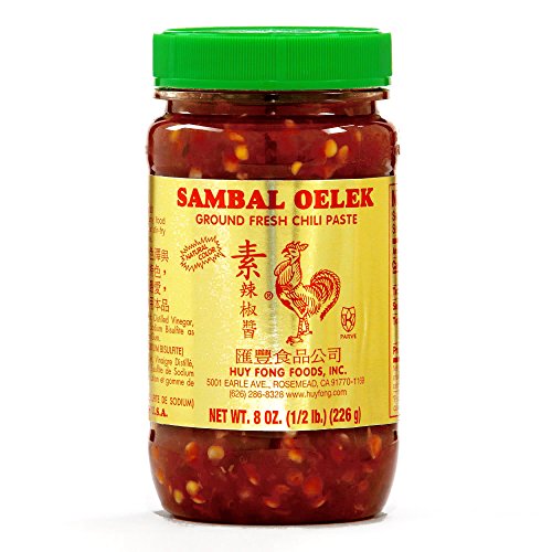 Huy Fong Chili Paste Sambal Oelek 8 oz each (1 Item Per Order)