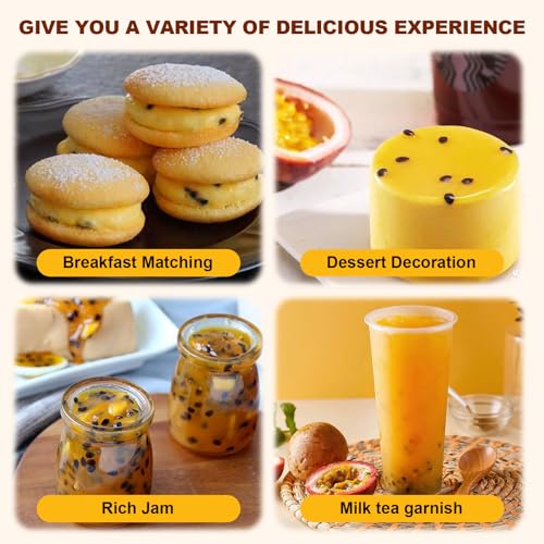 Freeze Dried Passion Fruit Cubes 8.8oz/250g No Sugar Added Sweet & Sour Snacks - Perfect for Baking, Tea, Yogurt, Smoothies, Desserts & Creative Cooking