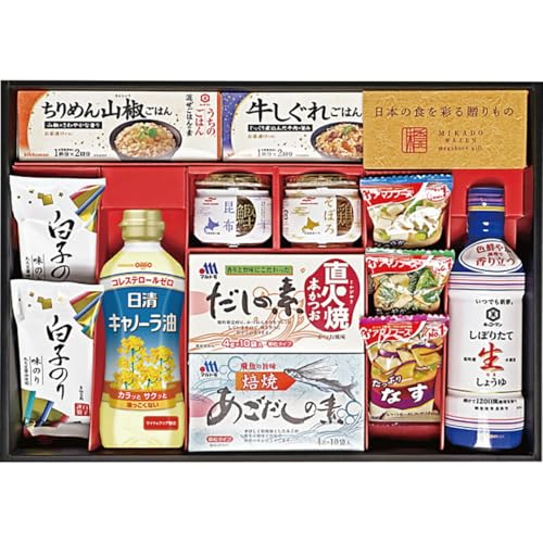 味香門和膳(みかどわぜん)アマノフーズ&キッコーマン和食詰合せ MKD-40A 香典返し 御供 粗供養 詰め合わせ ギフト プレゼント 割引 景品 品物 新築祝い 結婚内祝い 出産内祝い ご挨拶 引っ越し 引越し 内祝い