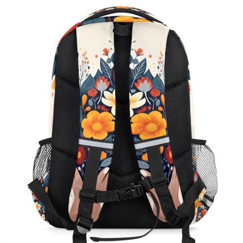 Love 17 Inch Kids Backpacks for Teen Girls Women Flower Laptop Backpack College Bookbags Middle School with Adjustable, Padded Straps3